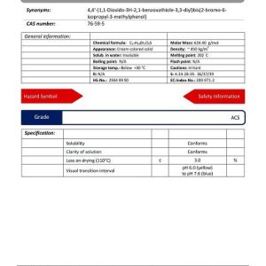 تولید بروموتیمول بلو گرید ACS