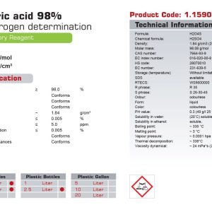 آنالیز سولفوریک اسید 98% نوترون| خرید اسید سولفوریک 98% گرید Laboratory نوترون | قیمت سولفوریک اسید 98% شرکت نوترون شیمی | خرید و قیمت اسید سولفوریک 98% گرید آزمایشگاهی