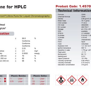 قیمت|خرید|فروش|بنزن (گرید Hplc)|نوترون