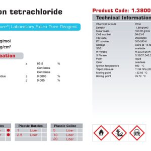 قیمت|خرید|فروش|تتراکلرید کربن (گرید Extra pure)|نوترون | آنالیز کربن تتراکلرید شرکت نوترون