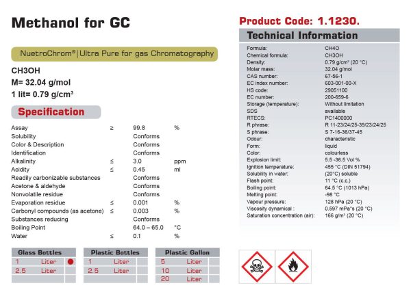 قیمت|خرید|فروش|متانول (گرید Gc)|نوترون | کاتالوگ و قیمت متانول گرید gc نوترون شیمی