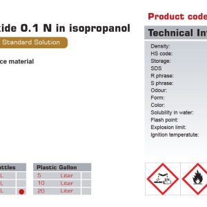 قیمت|خرید|پتاسیم هیدروکسید 0.1 نرمال (ISO) (Titrasol)|نوترون