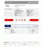 آرسنیک تری اکساید گرید Laboratory | دکتر مجللی