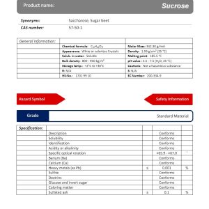 ساکاروز گرید Standard Material| دکتر مجللی