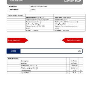 تیمول بلو گرید ACS | دکتر مجللی