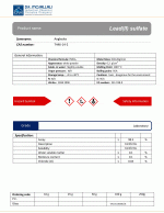 سرب (II) سولفات گرید Laboratory | دکتر مجللی