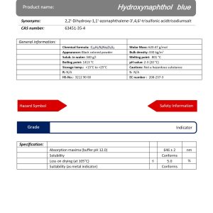 هیدروکسی نفتول بلو گرید Indicator | دکتر مجللی