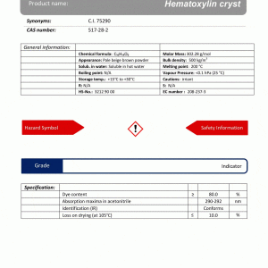 هماتوکسیلین گرید Indicator | دکتر مجللی